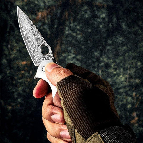 Polar Pocket Knife with Exotic Sandal Wood Handle - Gifts for You 'n Me