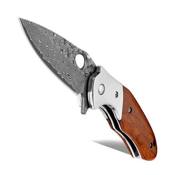 Polar Pocket Knife with Exotic Sandal Wood Handle