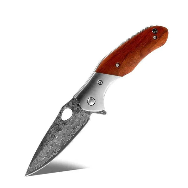 Polar Pocket Knife with Exotic Sandal Wood Handle - Gifts for You 'n Me