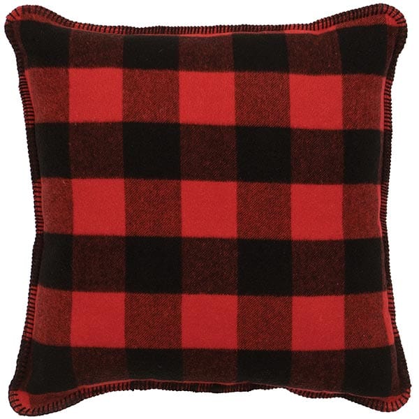 Ponderosa Plaid Square Pillow