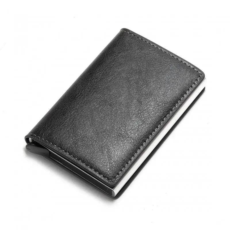 Pop Up Mini Wallet Metal Business Wallet For Man And Women Smart Slim Wallet Holder Excellent Gift For Businessman