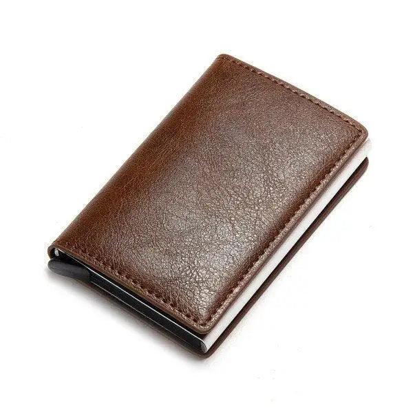 Pop Up Mini Wallet Metal Business Wallet For Man And Women Smart Slim Wallet Holder Excellent Gift For Businessman