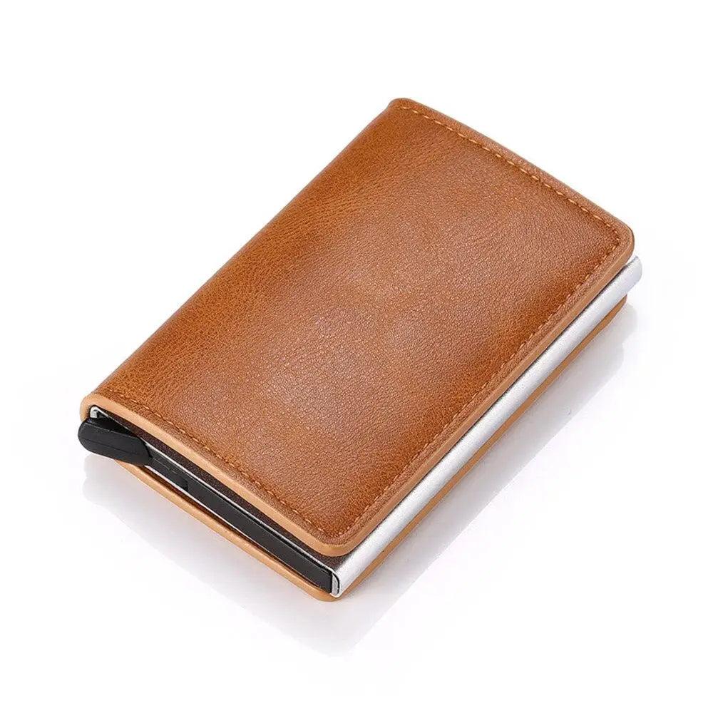 Pop Up Mini Wallet Metal Business Wallet For Man And Women Smart Slim Wallet Holder Excellent Gift For Businessman