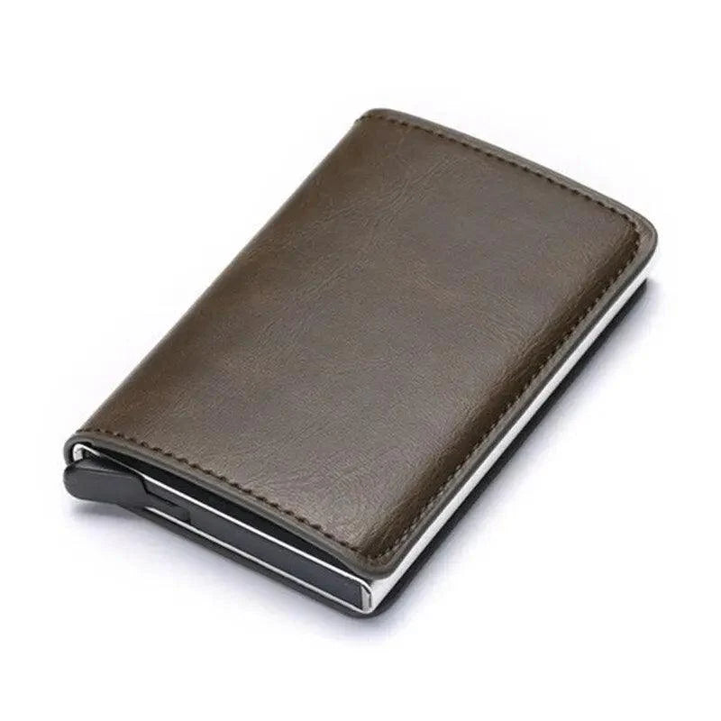 Pop Up Mini Wallet Metal Business Wallet For Man And Women Smart Slim Wallet Holder Excellent Gift For Businessman