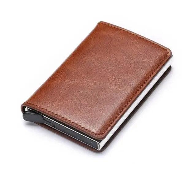 Pop Up Mini Wallet Metal Business Wallet For Man And Women Smart Slim Wallet Holder Excellent Gift For Businessman