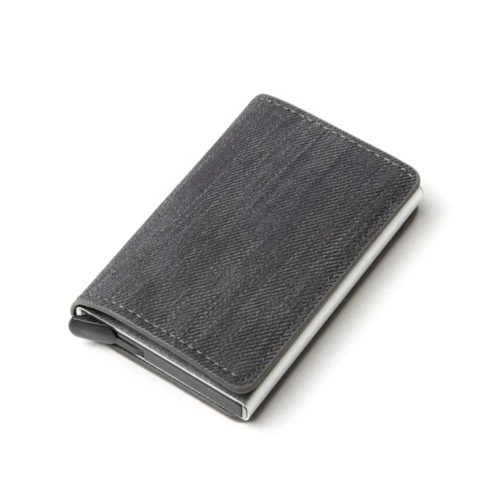 Pop Up Mini Wallet Metal Business Wallet For Man And Women Smart Slim Wallet Holder Excellent Gift For Businessman