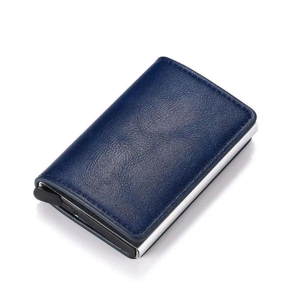 Pop Up Mini Wallet Metal Business Wallet For Man And Women Smart Slim Wallet Holder Excellent Gift For Businessman