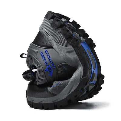 Popular Outdoor Casual Shoes Hiking Men High Quality Sneakers Mountain Climbing Work Footwear Hiking Shoes Low Cut Boots Leather Walking Shoes For Outdoor Training Casual Work