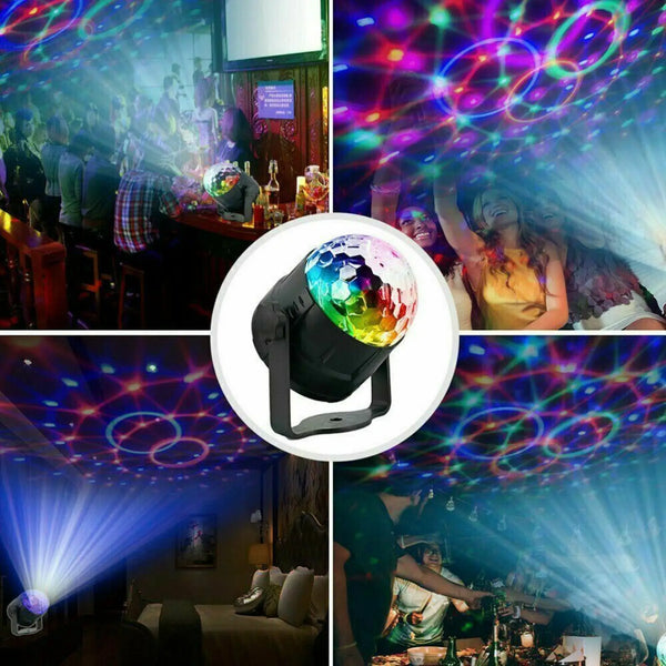 Portable Disco Party Light with LED & Sound Feature for Dance, DJ and Events
