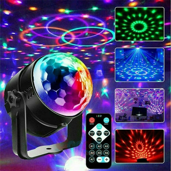 Portable Disco Party Light with LED & Sound Feature for Dance, DJ and Events