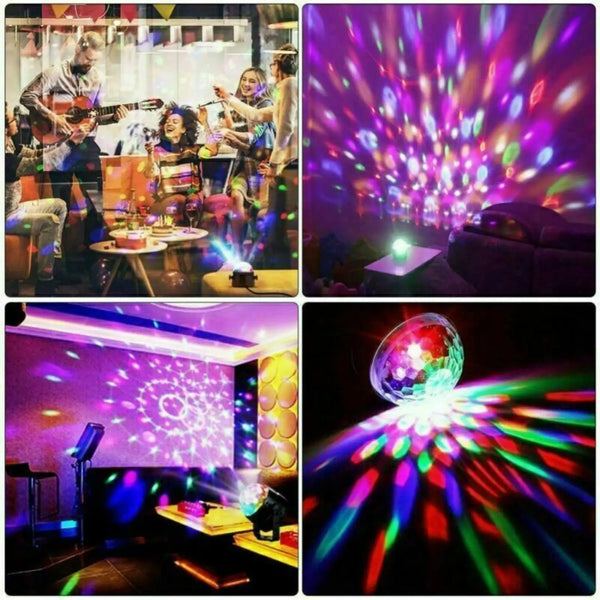 Portable Disco Party Light with LED & Sound Feature for Dance, DJ and Events