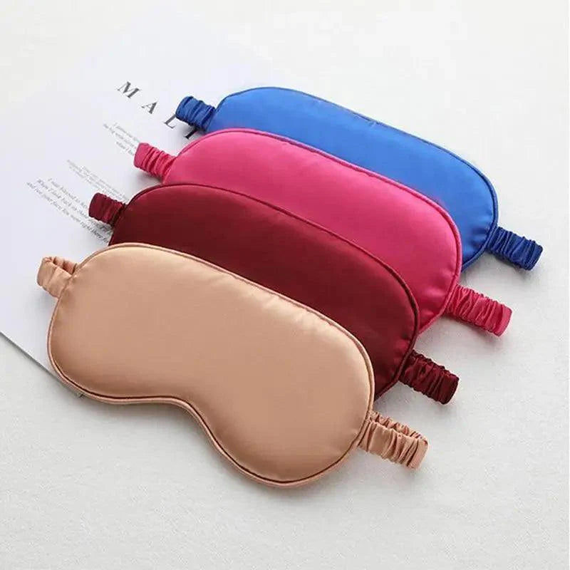 Portable Sleeping Eye Mask Cover Eye Patch Smooth Blindfold Rest Relax Eye Cover Soft And Comfortable Night Blindfold For Women