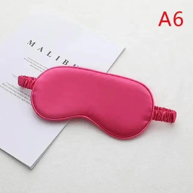 Portable Sleeping Eye Mask Cover Eye Patch Smooth Blindfold Rest Relax Eye Cover Soft And Comfortable Night Blindfold For Women