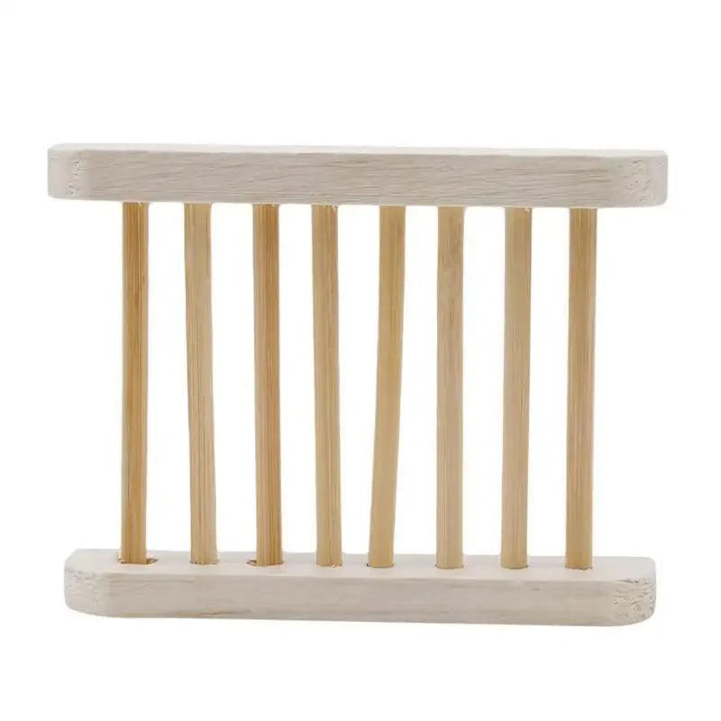Portable Soap Dishes Natural Wood Soap Tray Holder Dish Storage Bath Shower Plate Home Bathroom Wash Soap Holder Home Bamboo Wood Soap Holder Bathroom Wooden Soap Case Hand Craft Bathtub Shower Dish Accessories