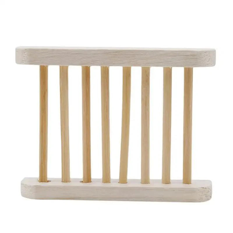 Portable Soap Dishes Natural Wood Soap Tray Holder Dish Storage Bath Shower Plate Home Bathroom Wash Soap Holder Home Bamboo Wood Soap Holder Bathroom Wooden Soap Case Hand Craft Bathtub Shower Dish Accessories