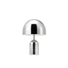 Rechargeable Chrome Table Lamp Dimmable Wireless LED Dome Light
