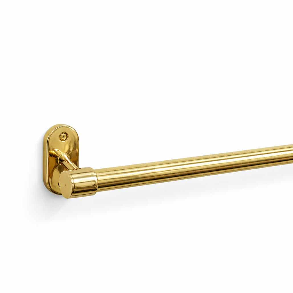 Curtain Rail – Unlacquered Polished Brass