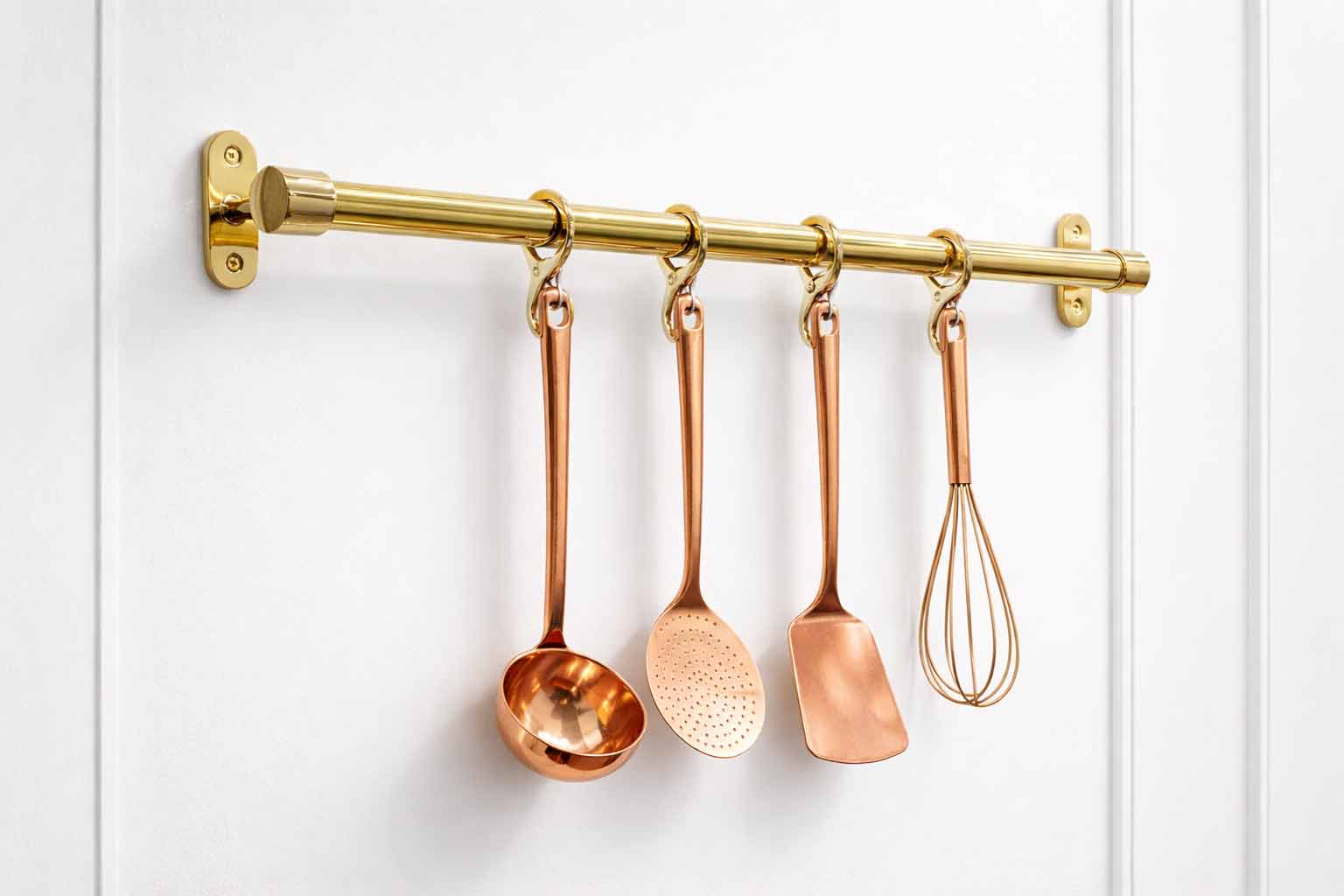 Pot Rail – Unlacquered Polished Brass