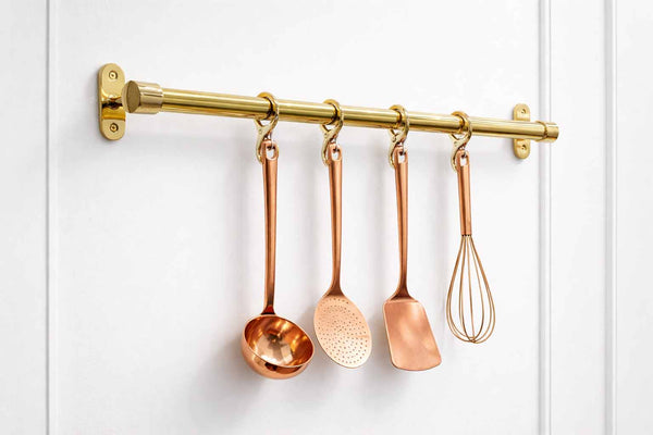 Pot Rail – Unlacquered Polished Brass