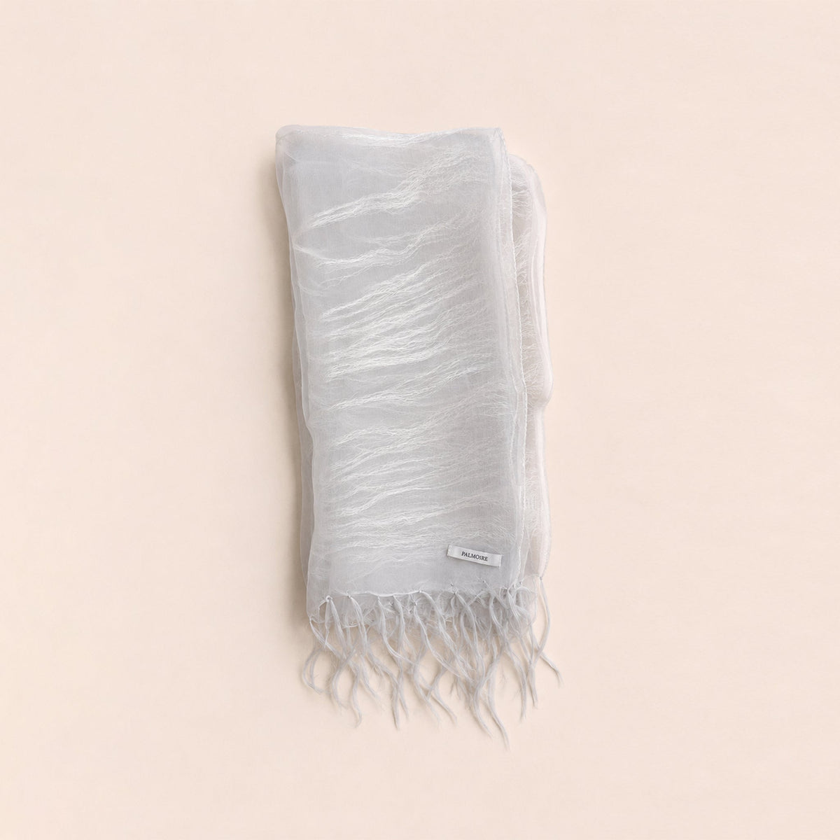 Powder Blue Mulberry Silk Scarf