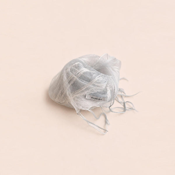 Powder Blue Mulberry Silk Scarf