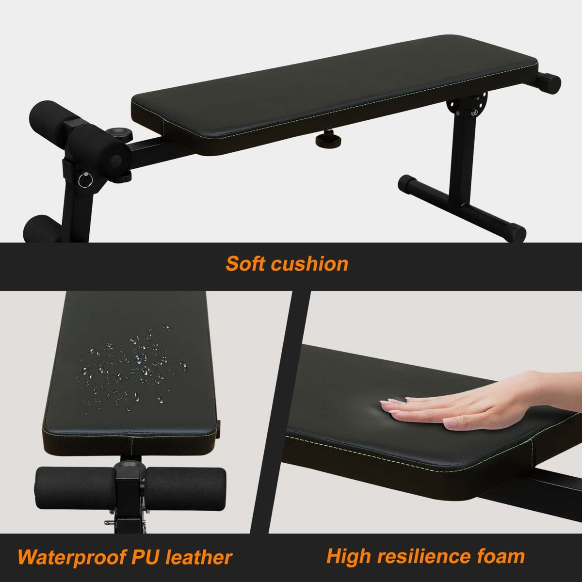 Power Tower Heavy-Duty Multi-Functional Dip Station With Bench, Pull Up Bar, And Adjustable Height For Home Gyms (SAK64327)