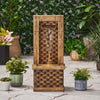 Alora Premium 35-Inch Hand-Crafted Weather-Resistant Waterfall Fountain With LED Lights (SAK86757)