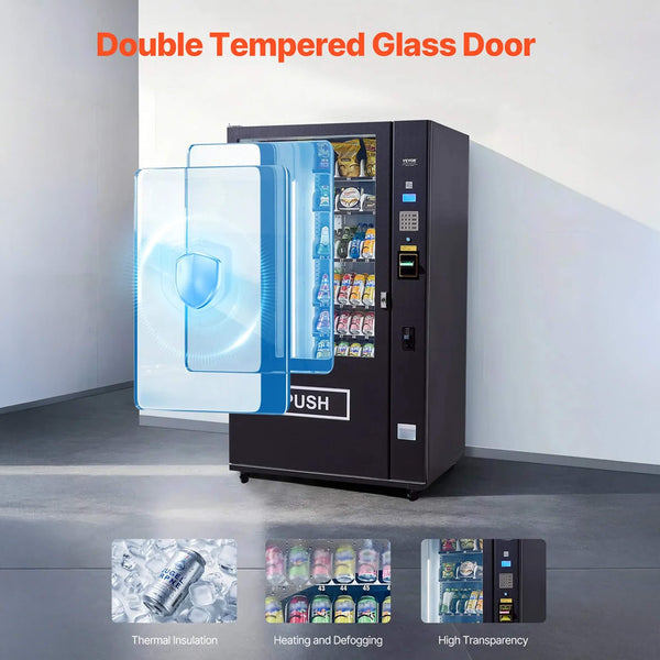 Premium 60-Slot Combo Vending Machine With ICT Bill And Coin Acceptor (SAK31842)