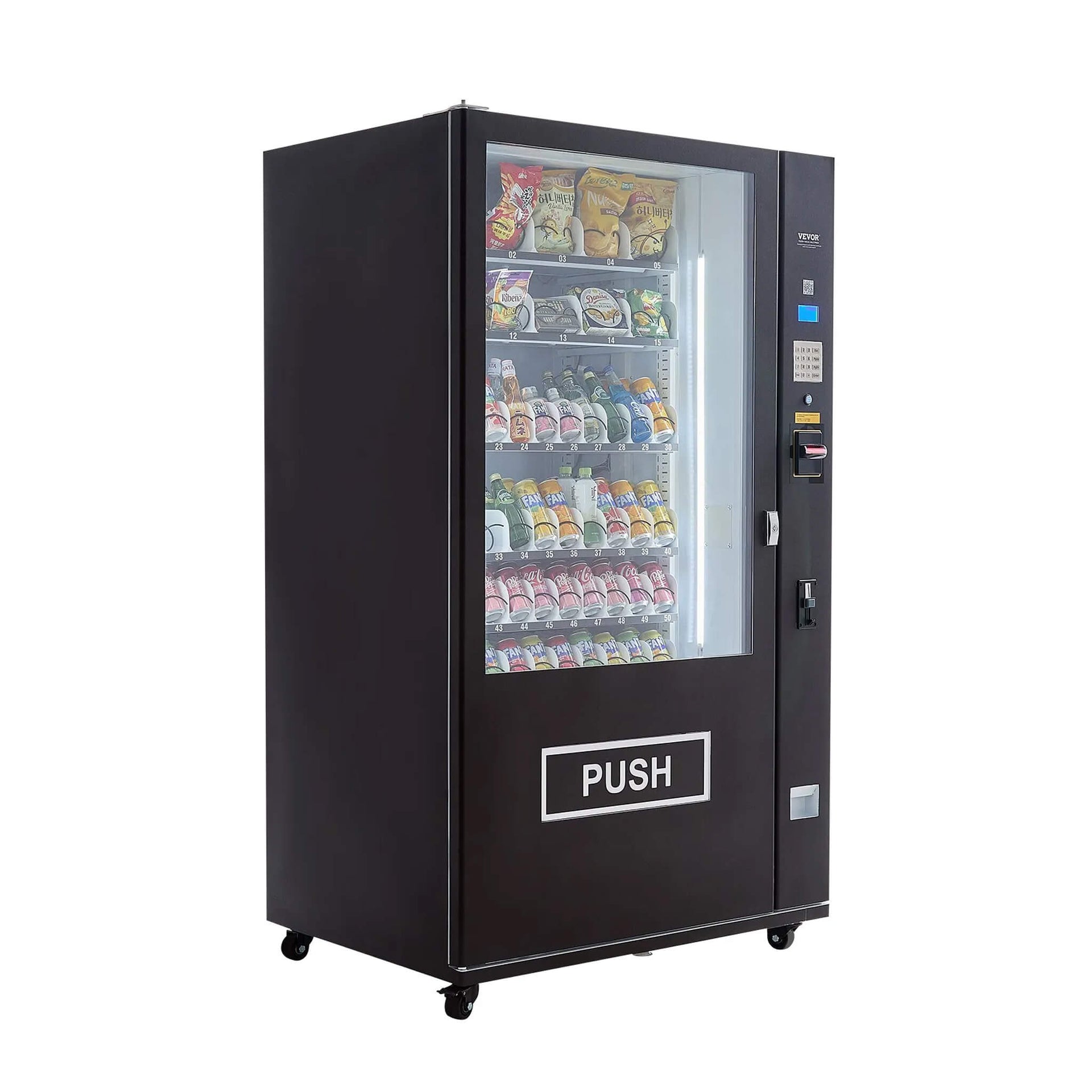 Premium 60-Slot Combo Vending Machine With ICT Bill And Coin Acceptor (SAK31842)