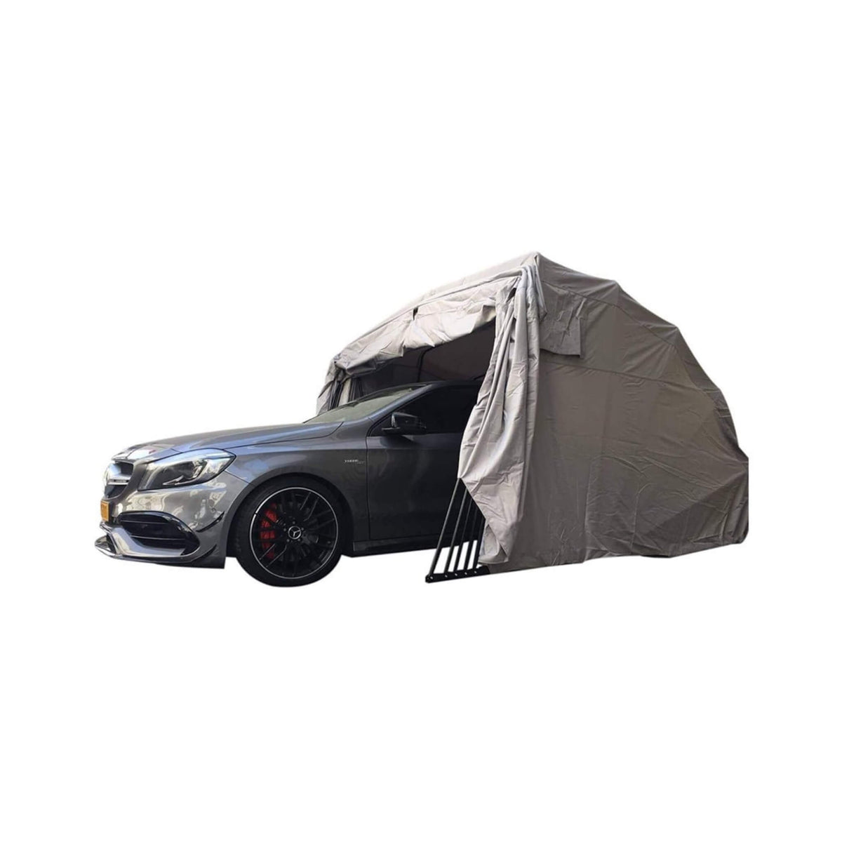 [09X20FT] Premium All-Weather Retractable Steel Frame Carport Canopy For Cars & SUVs (SAK41385)