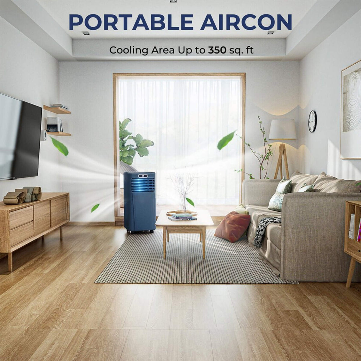 Premium 10K BTU Freestanding AC Unit With Remote Control (SAK41642)