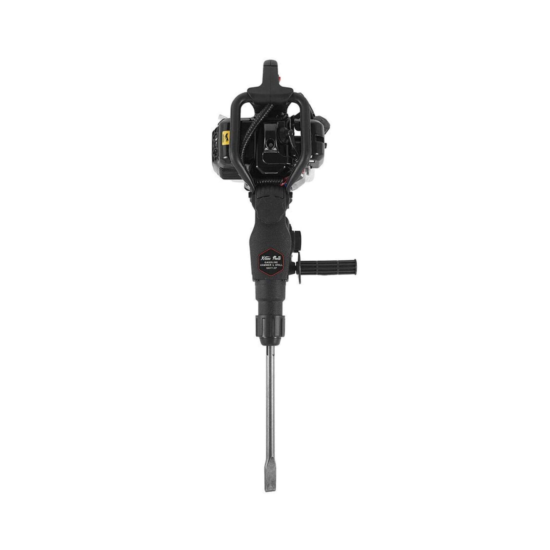 Heavy-Duty Gasoline Powered Demolition Jack Hammer Drill W/ Point, Flat & Chisel Bits (SAK16492)
