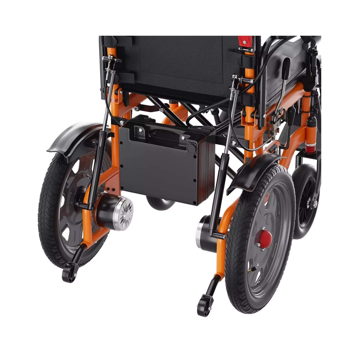 Premium Lightweight Electric Full Reclining Motorized Foldable Wheelchair (SAK91516)