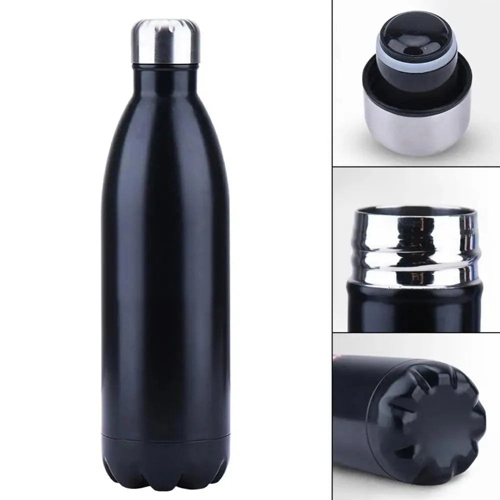 Premium Quality 350/500/750/1000ml Double-wall Creative BPA free Water Bottle Stainless Steel Beer Tea Coffee Portable Sport Vacuum thermos