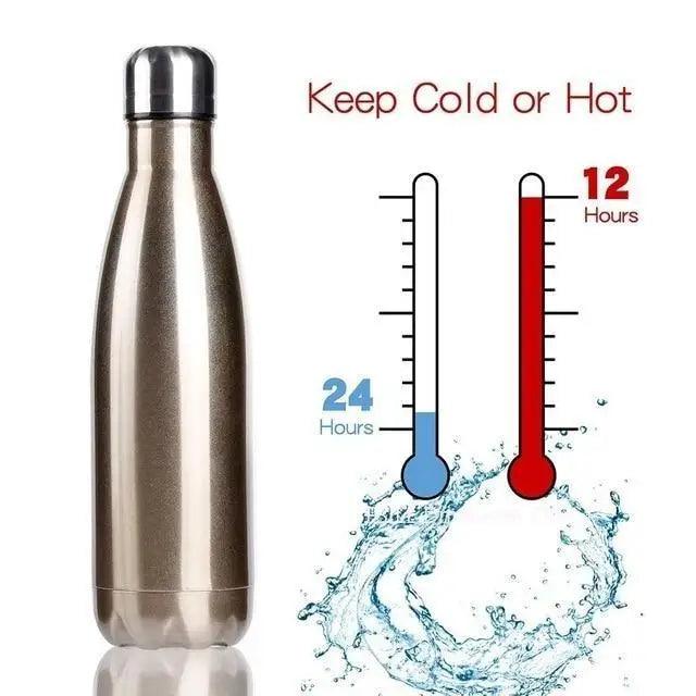 Premium Quality 350/500/750/1000ml Double-wall Creative BPA free Water Bottle Stainless Steel Beer Tea Coffee Portable Sport Vacuum thermos