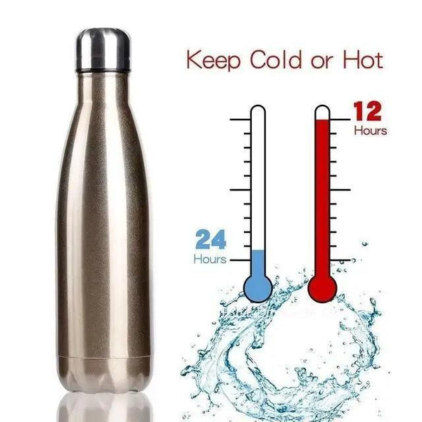 Premium Quality 350/500/750/1000ml Double-wall Creative BPA free Water Bottle Stainless Steel Beer Tea Coffee Portable Sport Vacuum thermos