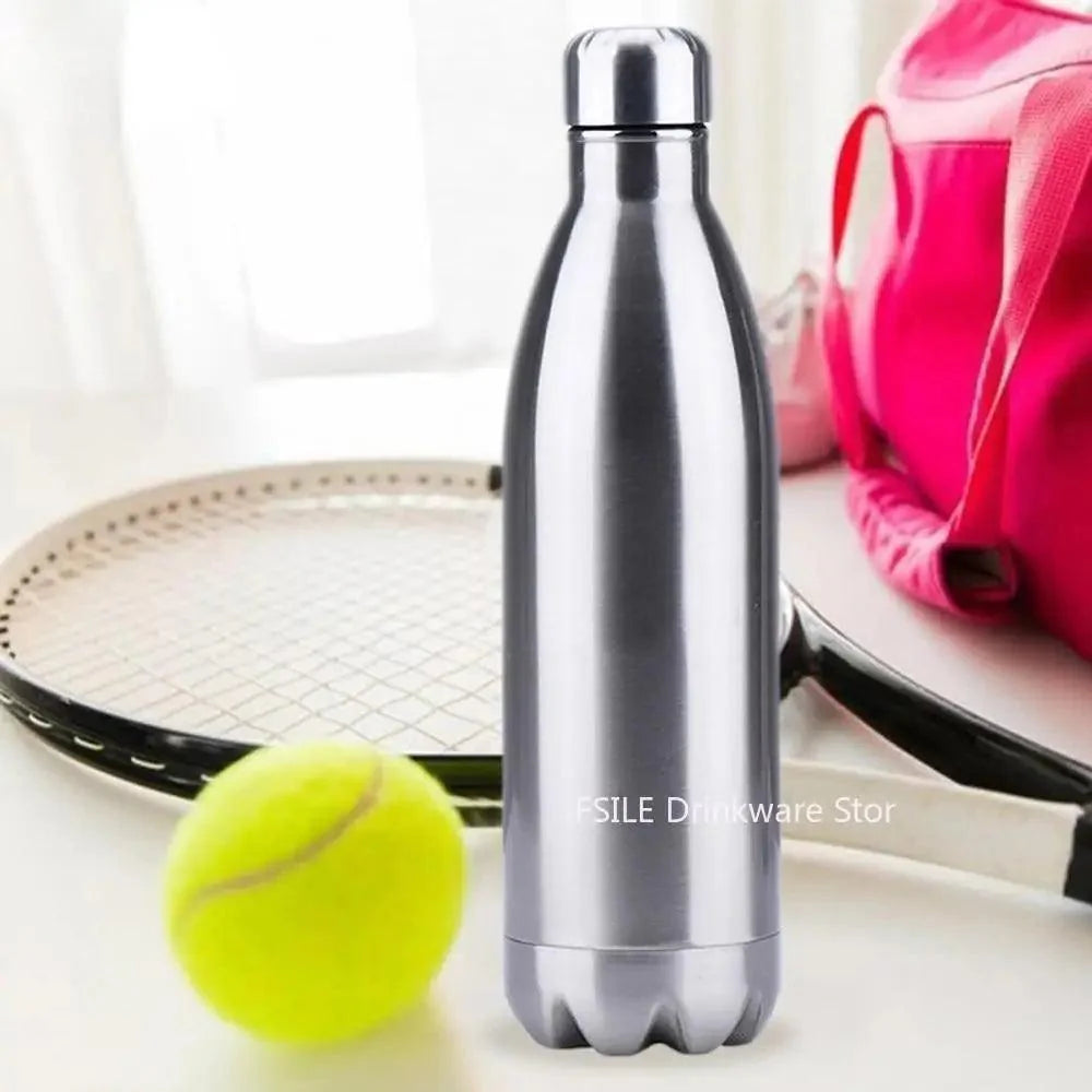 Premium Quality 350/500/750/1000ml Double-wall Creative BPA free Water Bottle Stainless Steel Beer Tea Coffee Portable Sport Vacuum thermos