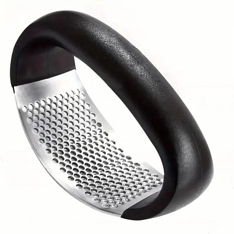 Premium Stainless Steel Garlic Rocker Press - Compact, Durable, and Rust-Resistant Kitchen Gadget