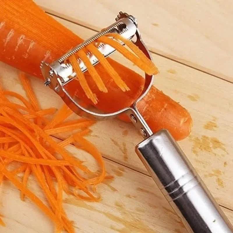 Premium Stainless Steel Vegetable Grater & Peeler