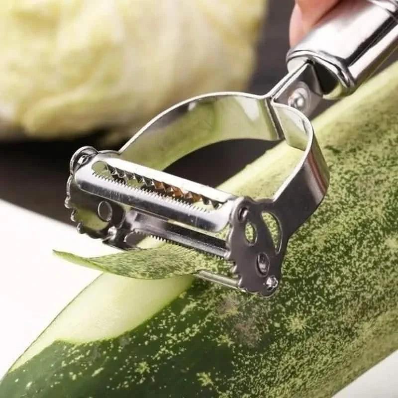 Premium Stainless Steel Vegetable Grater & Peeler