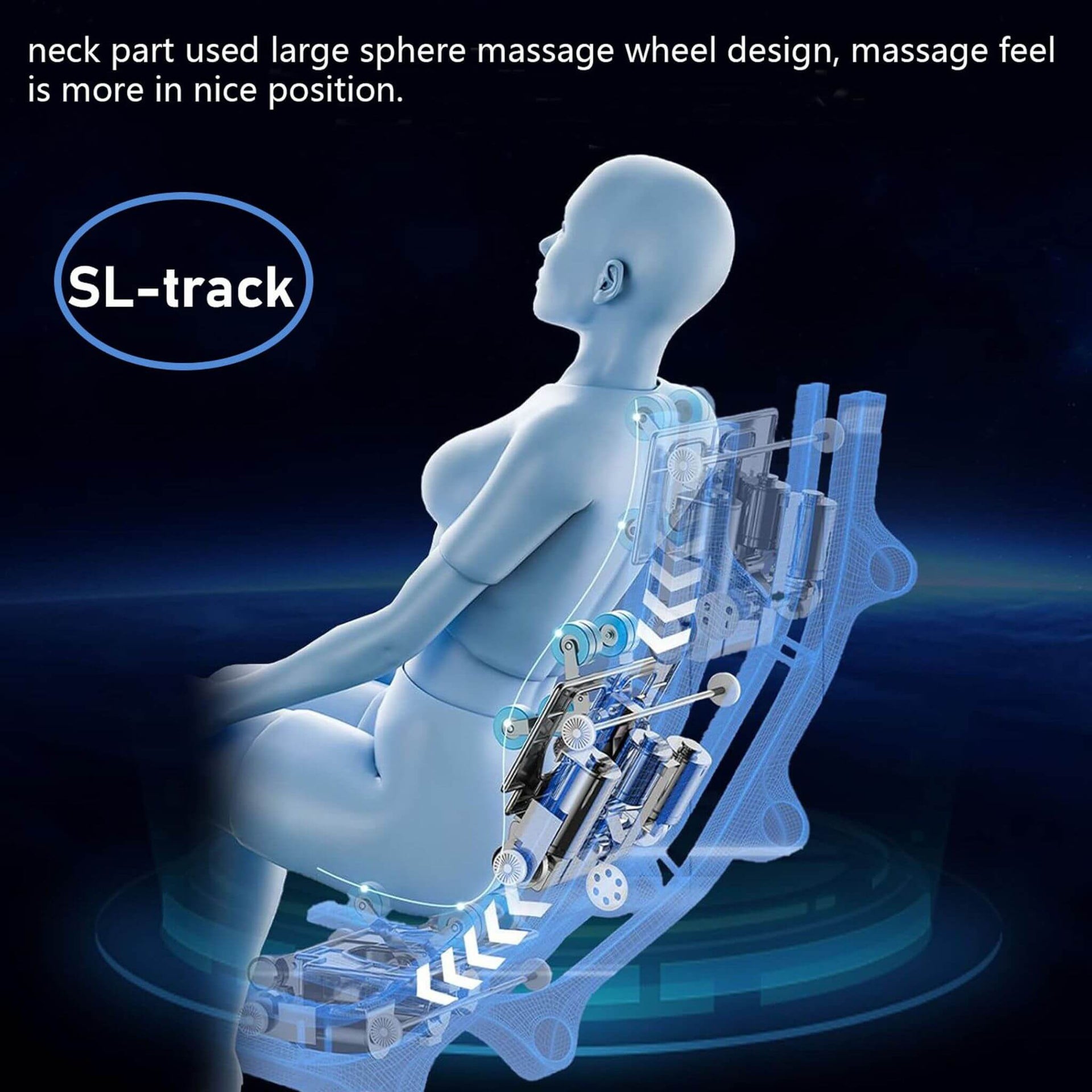 Equinox Premium Zero-Gravity Full-Body Multifunction Massage Chair With Auto Body Scan (SAK72182)