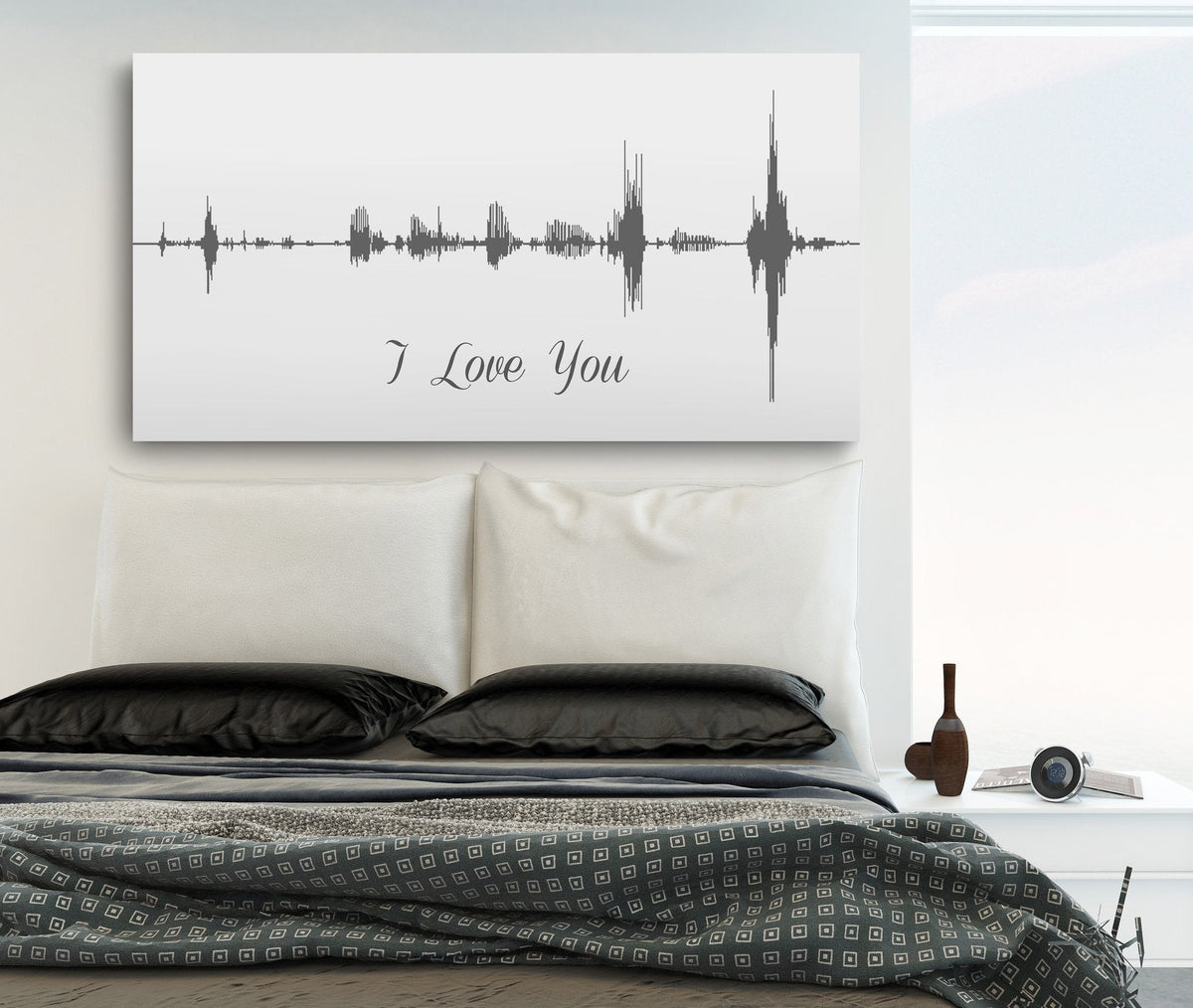 Sound Wave Canvas - A Personalized Design Using Your Voice On Canvas
