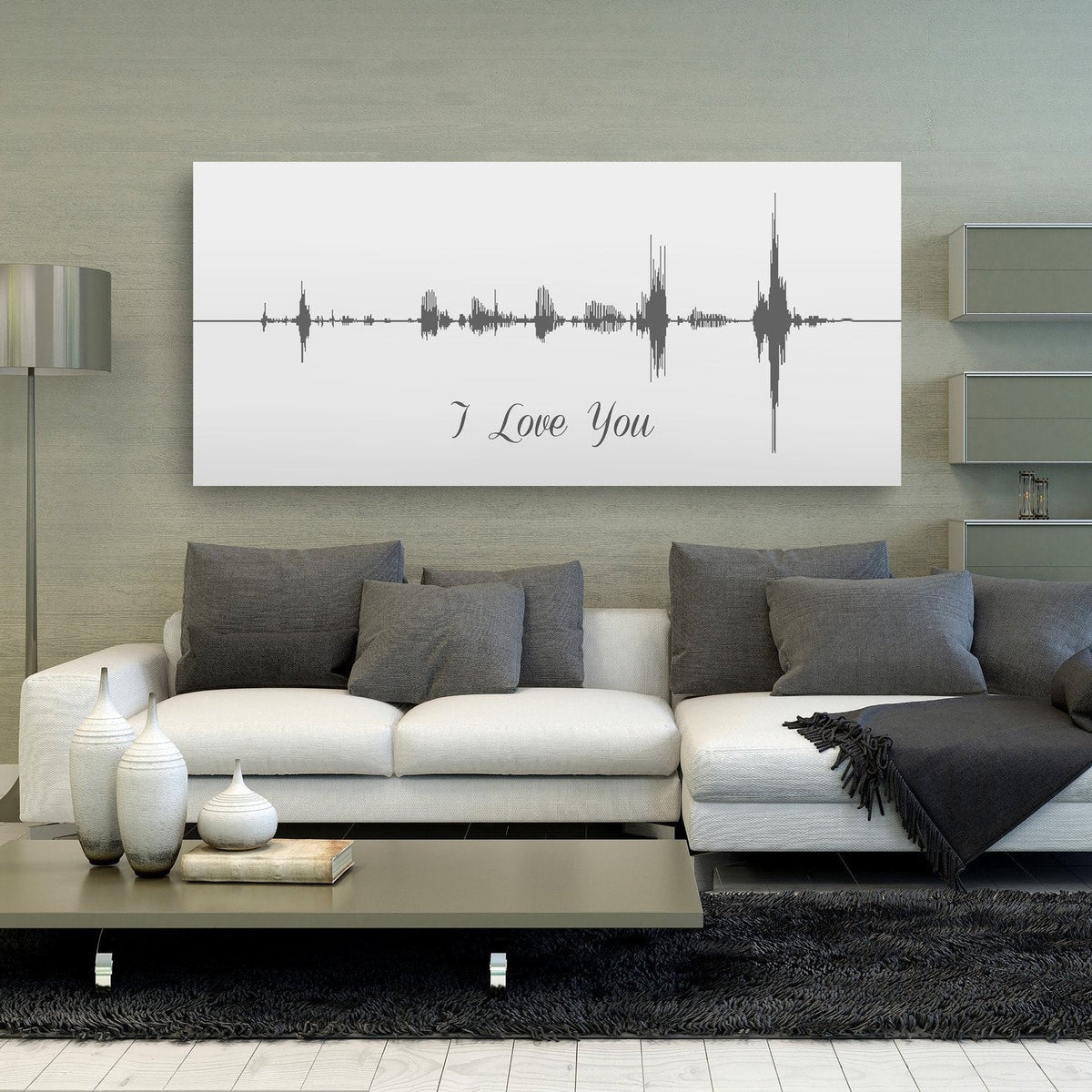 Sound Wave Canvas - A Personalized Design Using Your Voice On Canvas
