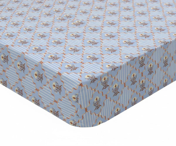 Printed Linen Sheet Set – 100% Linen Bedding