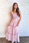 Printed cake dress - pink / S
