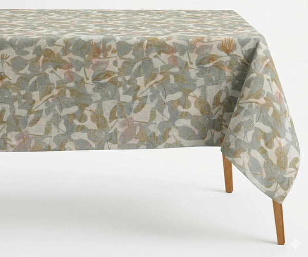 Rectangle Linen Tablecloth - Printed