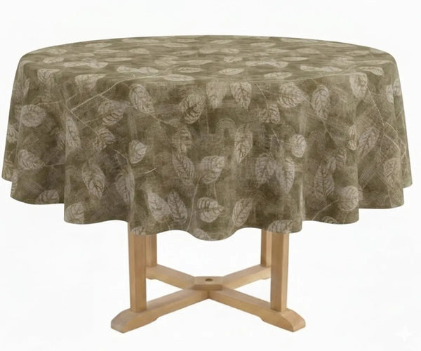Floral Linen Tablecloth