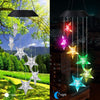 LED Color-Changing Solar Power Ball Wind Chime