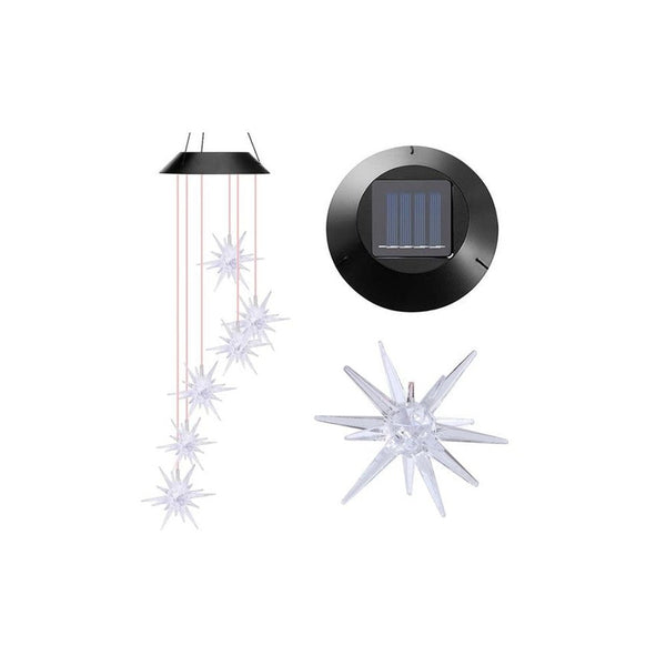 LED Color-Changing Solar Power Ball Wind Chime