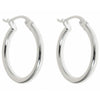 .925 Sterling Silver French Lock Hoops